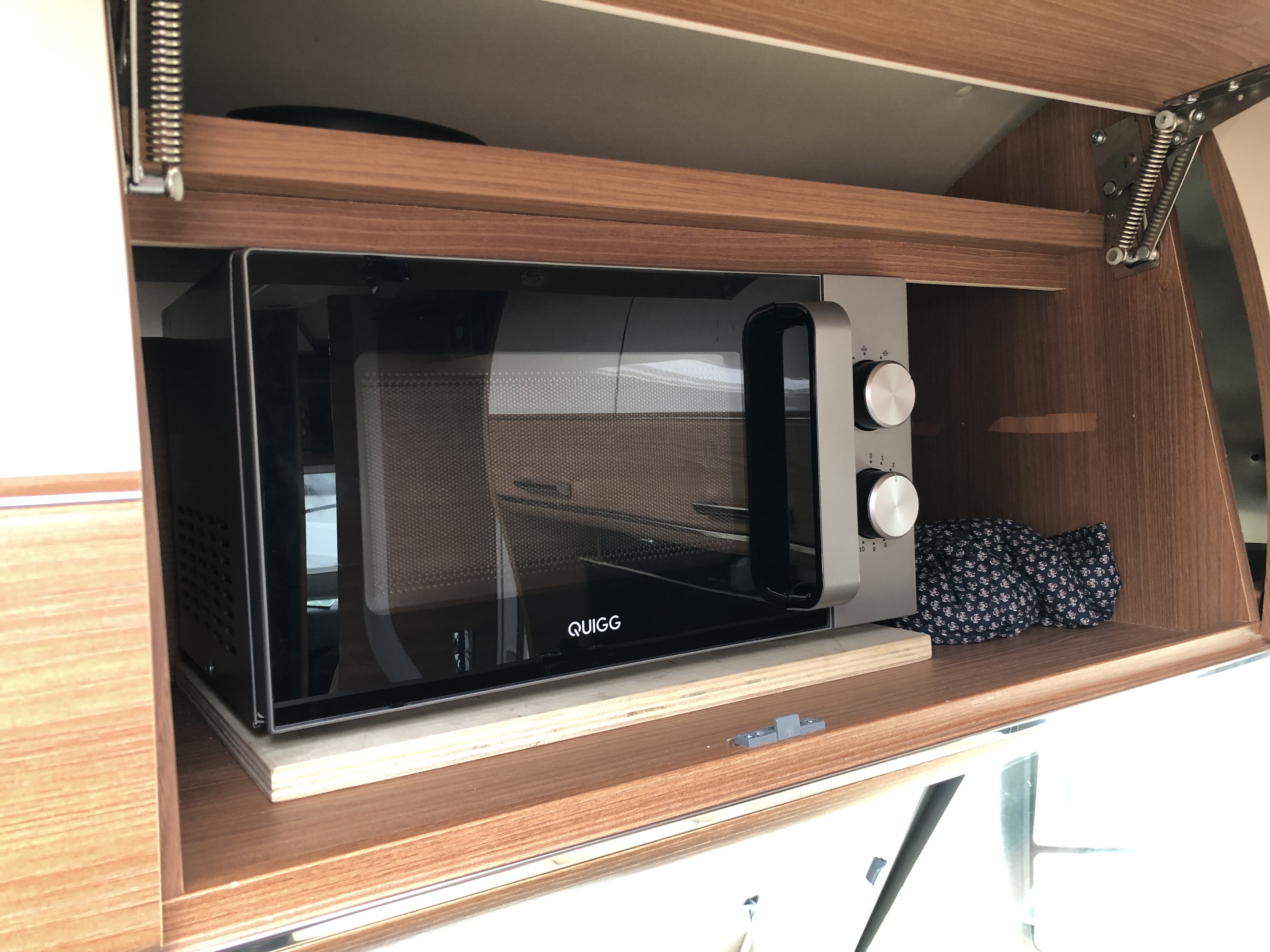 Mikrowelle im Wohnmobil